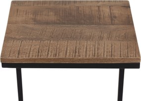 Industrieel Bijzettafel Collins Bruin