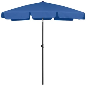 vidaXL Strandparasol 180x120 cm azuurblauw