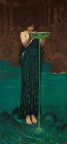 Waterhouse, John William (1849-1917) - Kunstreproductie Circe Invidiosa, 1872, (23.5 x 50 cm)