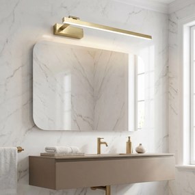 Badkamer LED-wandlamp SWE032-1W 60cm BRUSH GOLD