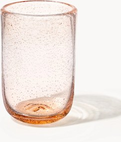Mondgeblazen longdrinkglazen Hippolyte met luchtbellen, 4-delig