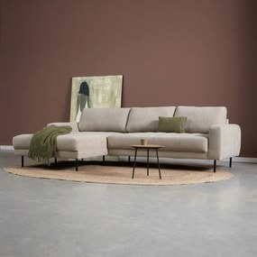PEPP Interiors Oreo Beige Bank Hoge Poot Chaislongue Links