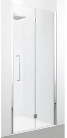 Novellini Young 2.0 1BS vouwdeur voor nis 97/101x200cm rechts matchroom/helder y21bs97d-1b