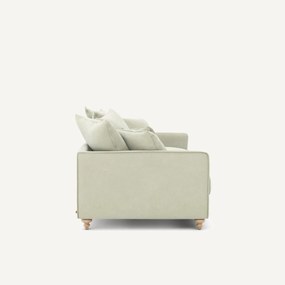 3-zits slaapbank in stonewashed fluweel, Lazare