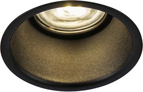 Moderne smart inbouwspot zwart incl. WiFi GU10 - Dept