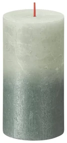 Bolsius Stompkaarsen Sunset 4 st rustiek 130x68mm mistgroen oxideblauw