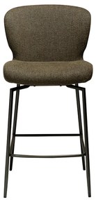 Dan-Form Glory Swivel Draaibare Barstoel Olijfgroen Boucle