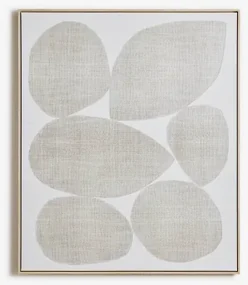 Decoratief Schilderij 100x120 Cm Handgeschilderd Op Canvas Mivex Natuurlijke Kleuren - Sklum