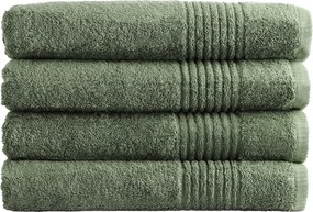 Handdoek Supreme Collectie - 4 stuks - 70x140 - oud groen