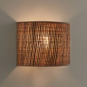 Wandlamp in raffia, Lisoa