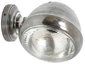 Messing Wandlamp Silverstone Antiek Zilver