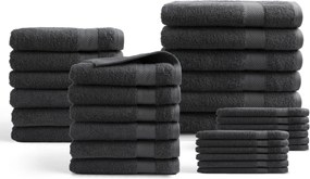Handdoeken 30 delig set – Hotel Collectie – antraciet