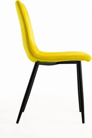 Set 4 Liny Fluwelen Stoelen