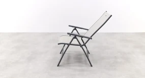 Hartman Monza alu/Chaneo verstelbare tuinset - 220x100 cm. - 7-delig