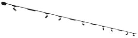 LED Railsysteem met 8 Spot / Opbouwspot / Plafondspots en 4 plafondlampen zwart 1-fase - Magnetic Gert Puntua Modern Binnenverlichting Lamp