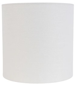 Stoffen lampenkap wit 25/25/25 cilinder / rond