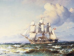 Ilustratie Danish Ship, Fine Art Photographic