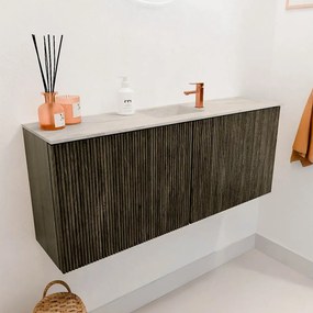 Mondiaz Joya DLux 100cm toiletmeubel shadow met wastafel faye midden 1 kraangat ostra