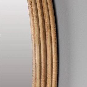 Dutchbone Caroun Ronde Spiegel Van Bamboe 60 Cm - 60x4cm