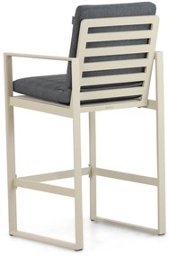 Barstoel Aluminium Taupe-naturel-bruin Lifestyle Garden Furniture Nuno
