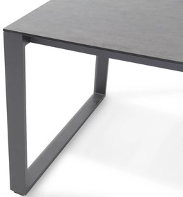 Tuinset 6 personen 220 cm Aluminium Grijs Lifestyle Garden Furniture Stella/Zaga