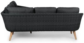 Garden Interiors Hoek Loungeset  - MIRA - Wicker - Donkergrijs - Garden Interiors