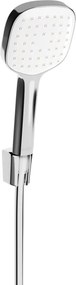 Mexen R-33 punthoek doucheset, chroom/wit - 785335052-02