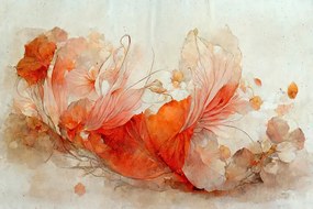 Ilustratie Persian Red Flowers, Treechild