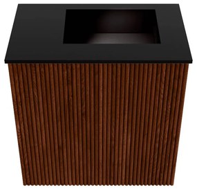 Mondiaz Joya 40cm toiletmeubel ruby met wastafel faye rechts zonder kraangat urban