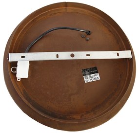 Industriële plafondlamp roestbruin 35 cm - Barril