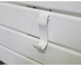 Badstuber handdoekhaak radiator wit