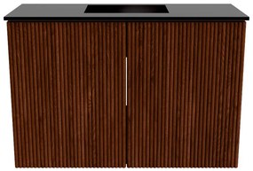 Mondiaz Joya 60cm toiletmeubel ruby met wastafel faye midden zonder kraangat urban