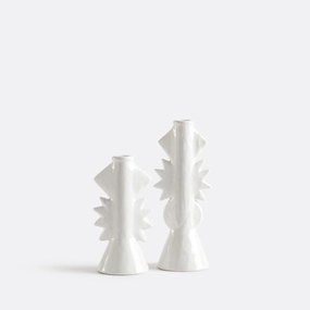 Keramische kandelaar H20 cm, Hamara