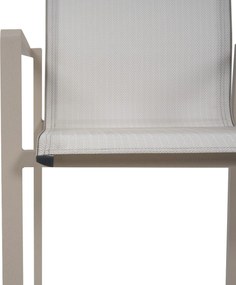 Tuinset 6 personen 260 cm Aluminium Zand/Beige Lifestyle Garden Furniture Timo/San