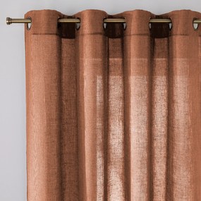 Lussengordijn van polyester en linnen Aron