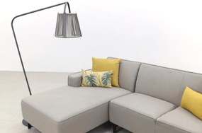 Boavista/Toronto loungebank chaise longue - Nature Grey - 3-delig - rechts