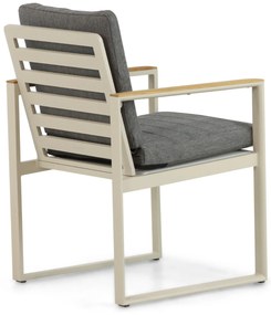 Tuinstoel Aluminium/Teak Transparant Lifestyle Garden Furniture Faro