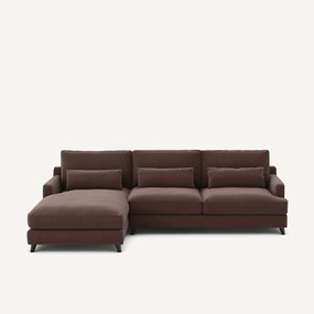 Linnen fluwelen hoekbank, ALWINE