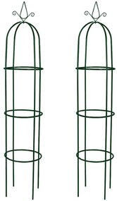 vidaXL Tuinboogtorens 2 st