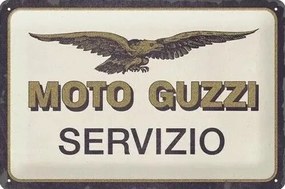 Metalen bord Moto Guzzi Servizio