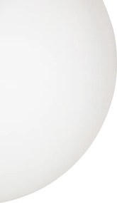 Smart Scandinavische hanglamp goud met opaal glas 40cm incl. Wifi A60 - Ball 40