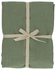 Tafelkleed, linnen, groen, 137 x 300 cm