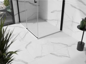 Mexen Stone+ rechthoekige composiet douchebak 90 x 80 cm, wit - 44108090