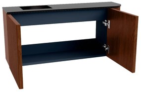 Mondiaz Joya 90cm toiletmeubel ronding rechts ruby met wastafel faye links 1 kraangat urban