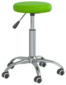 vidaXL Eetkamerstoelen 4 st kunstleer groen
