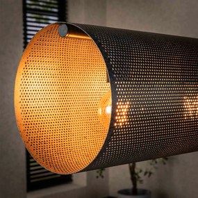 Hanglamp Koker Geperforeerd Staal 120 Cm