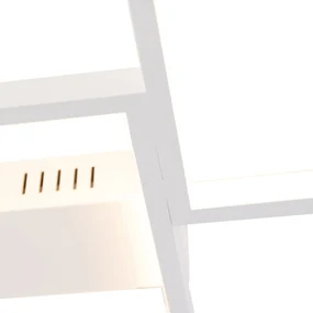 Plafondlamp wit incl. LED 3 staps dimbaar 5-lichts - Lejo Design Binnenverlichting Lamp