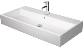 Duravit Vero Air Wastafel - 100x47cm - 1 kraangat - met overloop - geslepen - wit 2350100027