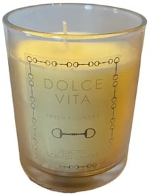 Geurkaars in glas – geurkaars Dolce Vita – geurkaars licht zoete geur