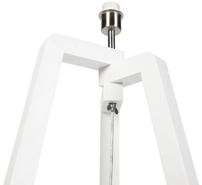 Moderne vloerlamp wit zonder kap - Puros